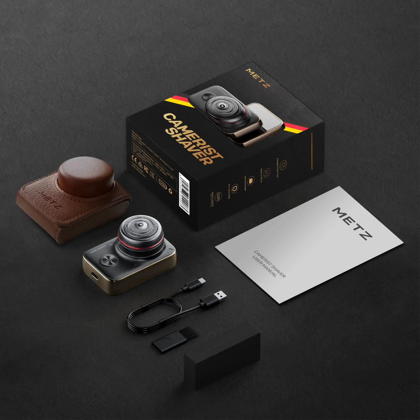 Metz Camerist Electric Shaver Packaging