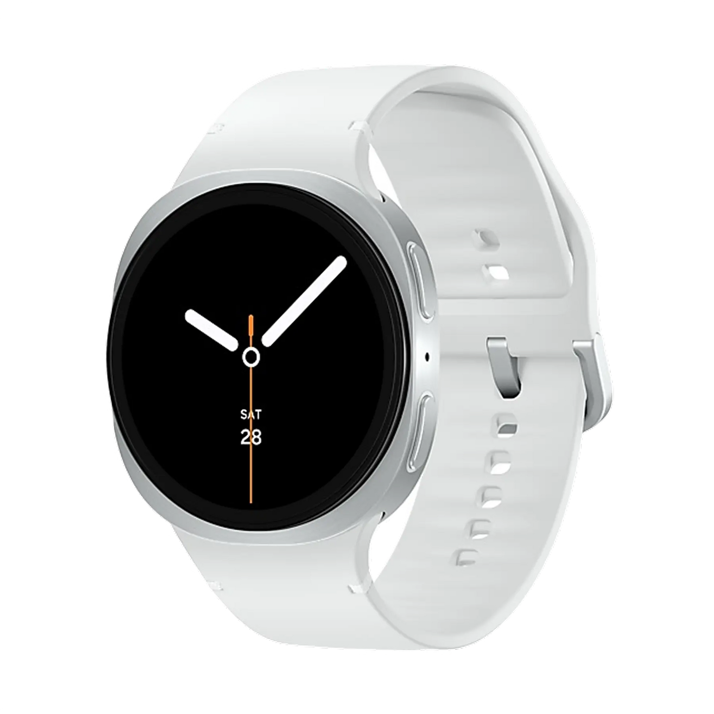 Samsung Galaxy Watch8 - White 40mm with Transparent Background
