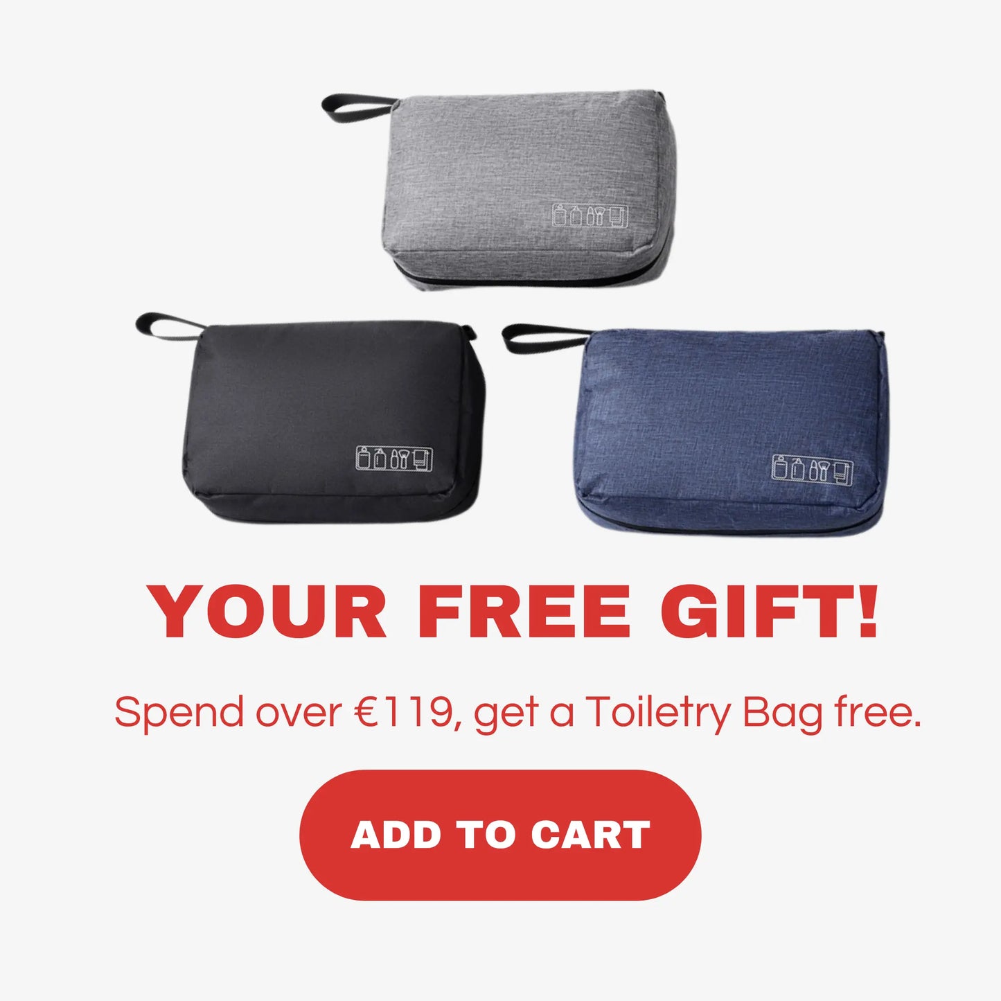 Kelvins Travel Dry-wet Separated Toiletry Bag