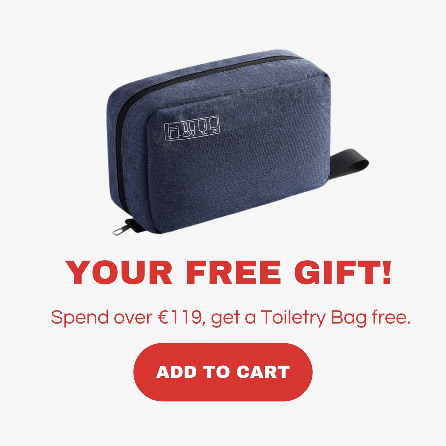 Kelvins Travel Dry-wet Separated Toiletry Bag