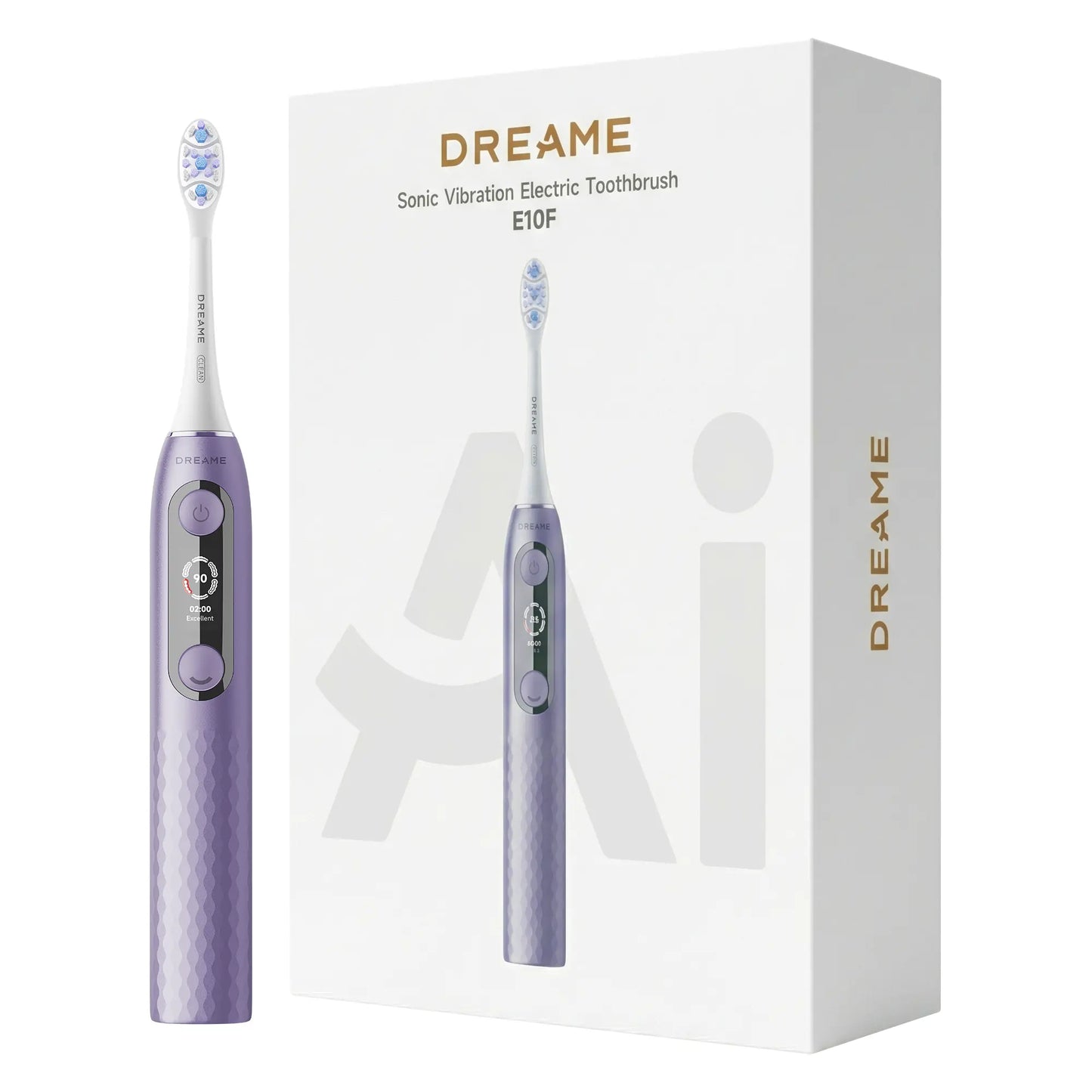 Dreame E10F Smart Sonic Vibration Electric Toothbrush Purple - Packing