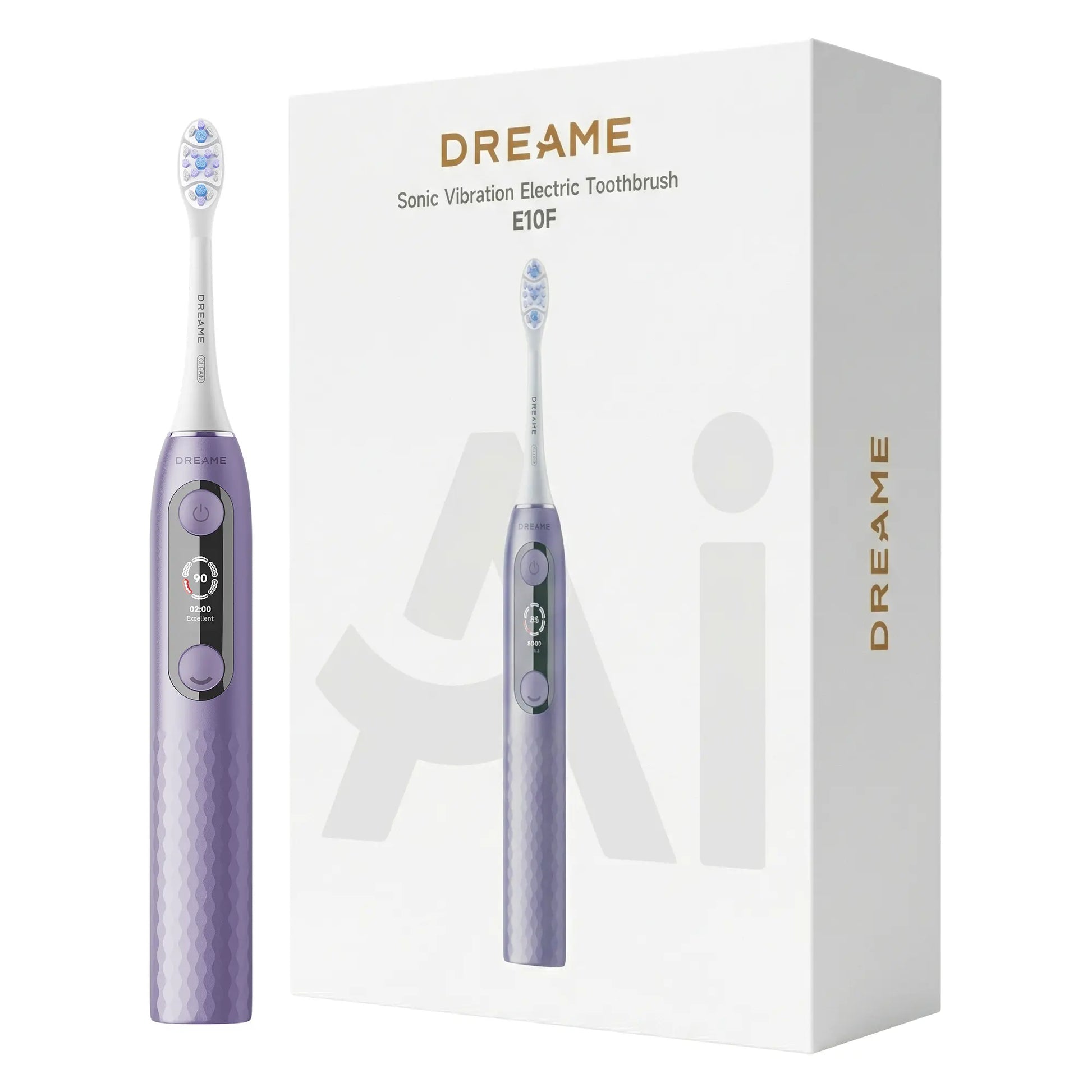 Dreame E10F Smart Sonic Vibration Electric Toothbrush Purple - Packing