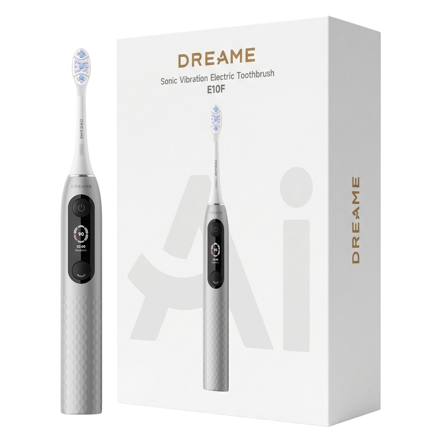 Dreame E10F Smart Sonic Vibration Electric Toothbrush Silver - Packing