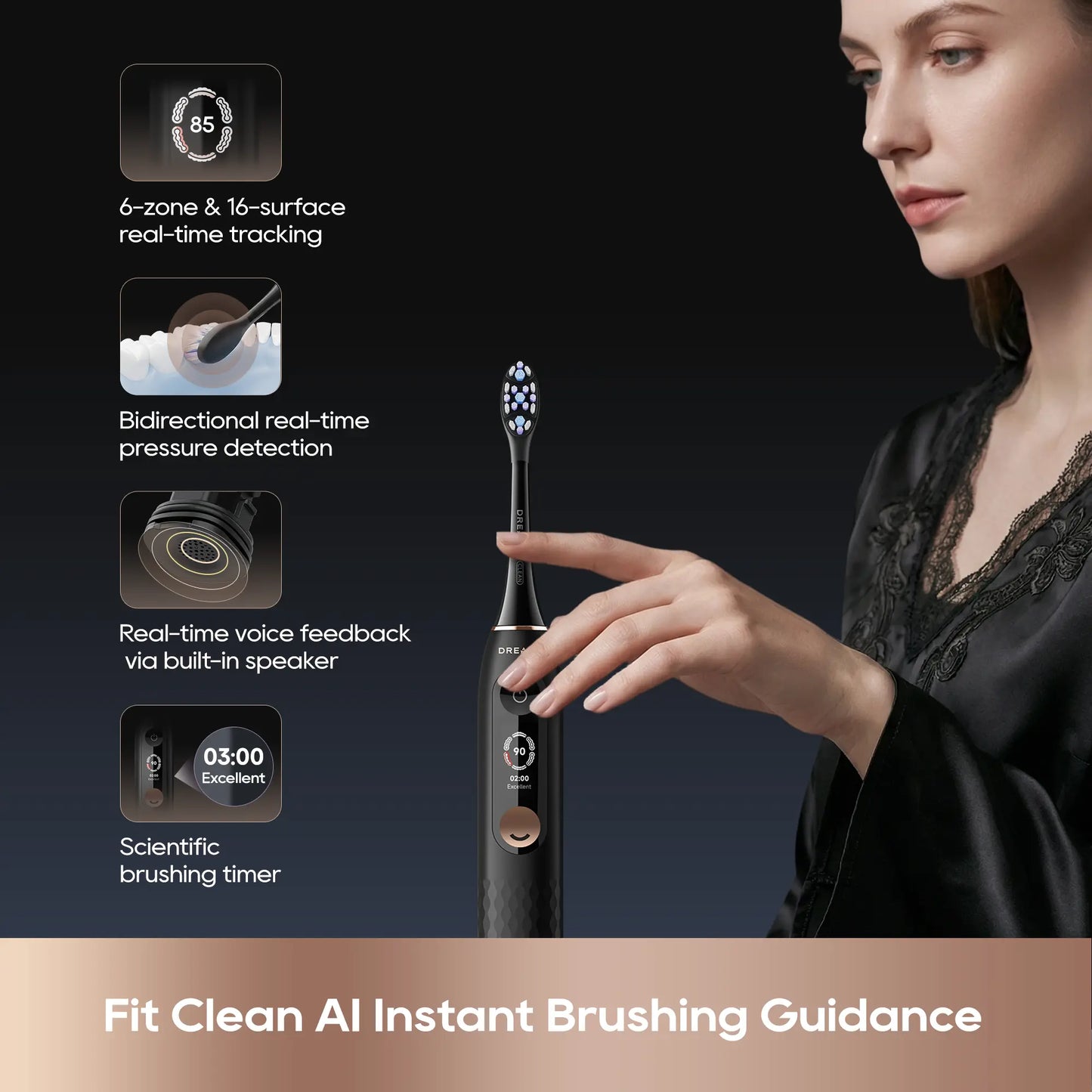 Dreame E10S Smart Toothbrush - AI Instant Brushing Guidance