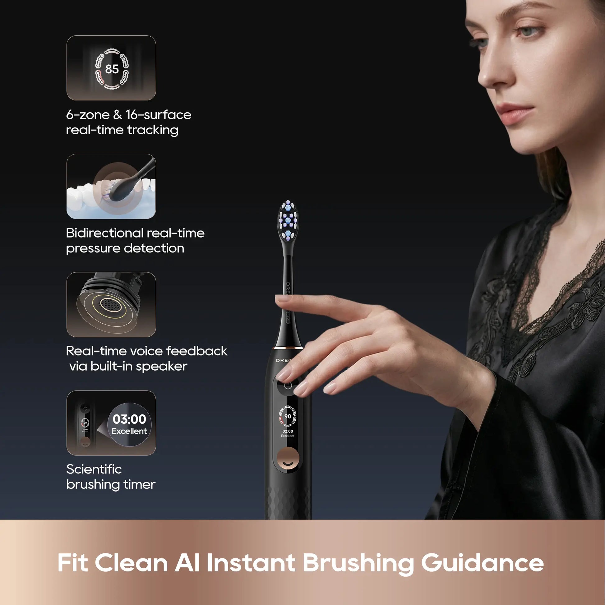 Dreame E10S Smart Toothbrush - AI Instant Brushing Guidance