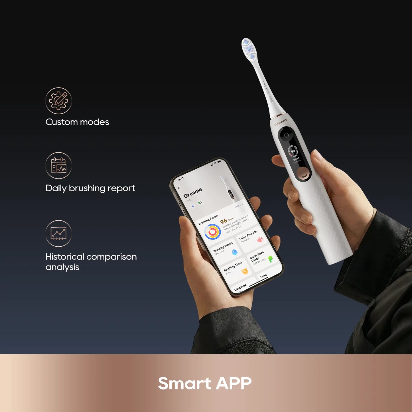 Dreame E10S Smart Toothbrush - Smart App