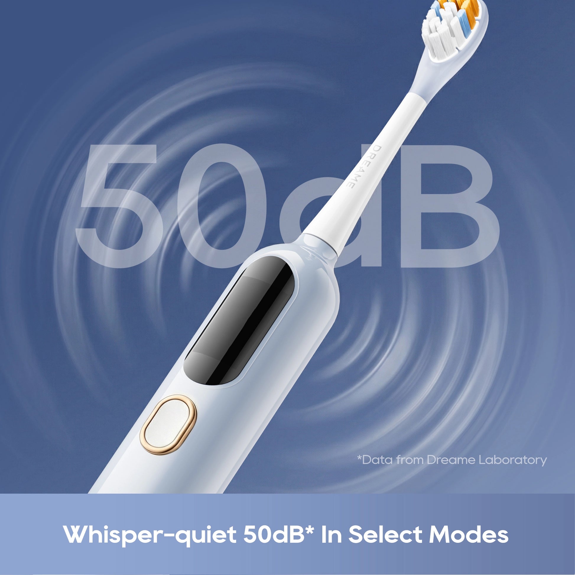 Dreame F02 Pro Sonic Vibration Electric Toothbrush - Whisper Quiet 50dB in Select Modes