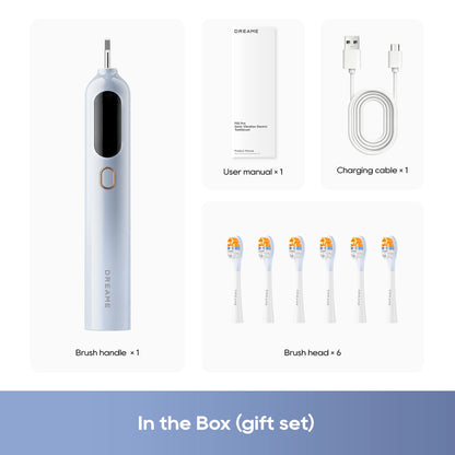 Dreame F02 Pro Sonic Vibration Electric Toothbrush Gift Set Blue - What's in the Box