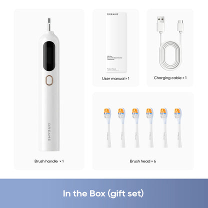 Dreame F02 Pro Sonic Vibration Electric Toothbrush Gift Set White - What's in the Box