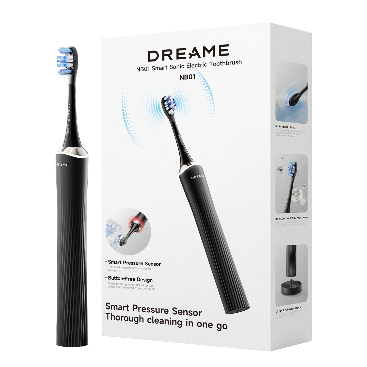 Dreame NB01 Set Smart Toothbrush - Black Packing