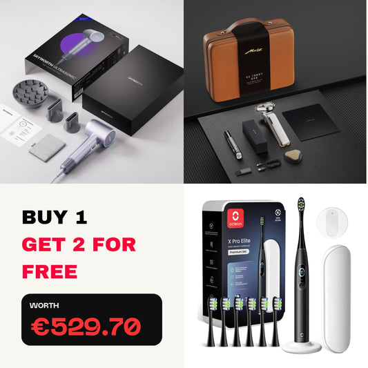 [Buy 1 Get 2 Free] Oclean X Pro Elite Set & Metz Sword & Skyworth Ultrasonic Hair Dryer