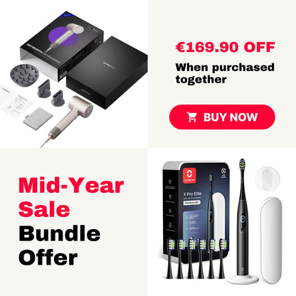 [50% OFF] Skyworth Hair Dryer & Oclean X Pro Elite Premium Set