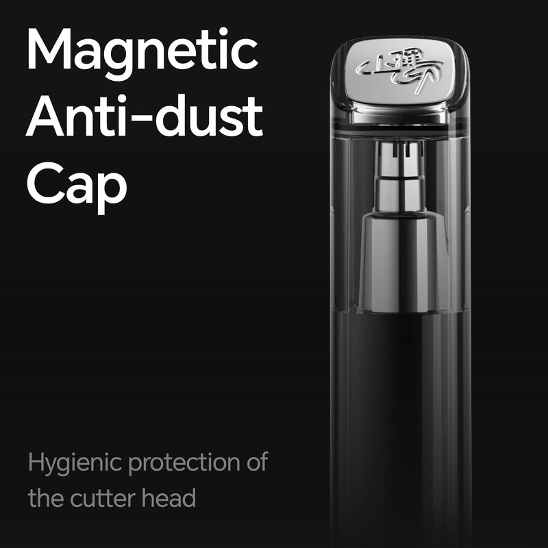 Magnetic Anti-dust Cap Metz Nose Hair Trimmer