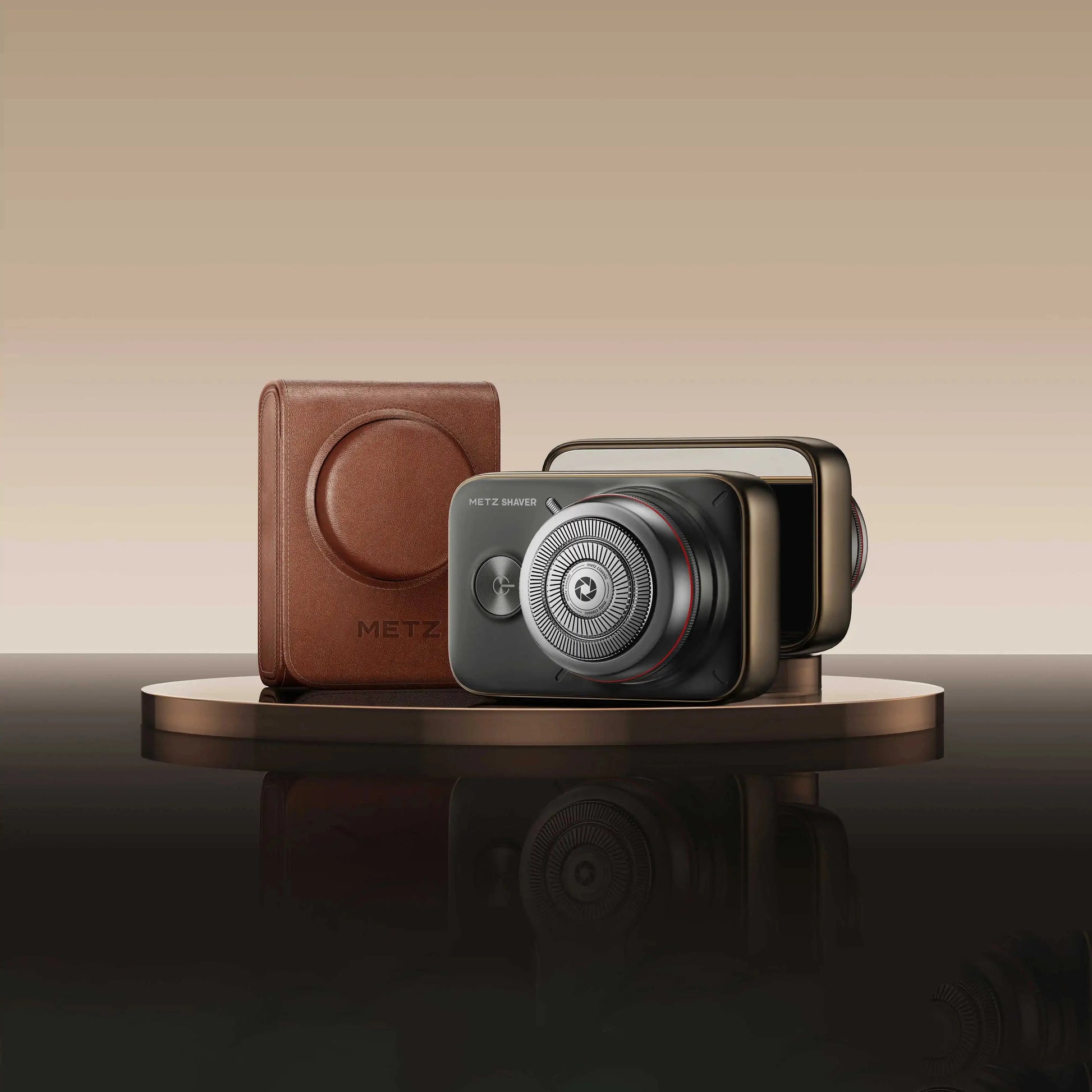 Metz Camerist Electric Shaver Titanium Gold KV