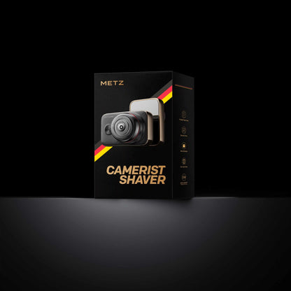 Metz Camerist Electric Shaver Titanium Gold Package 01
