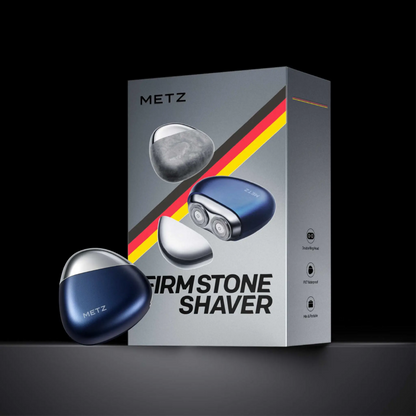 Metz FirmStone Electric Shaver Package Navy Blue
