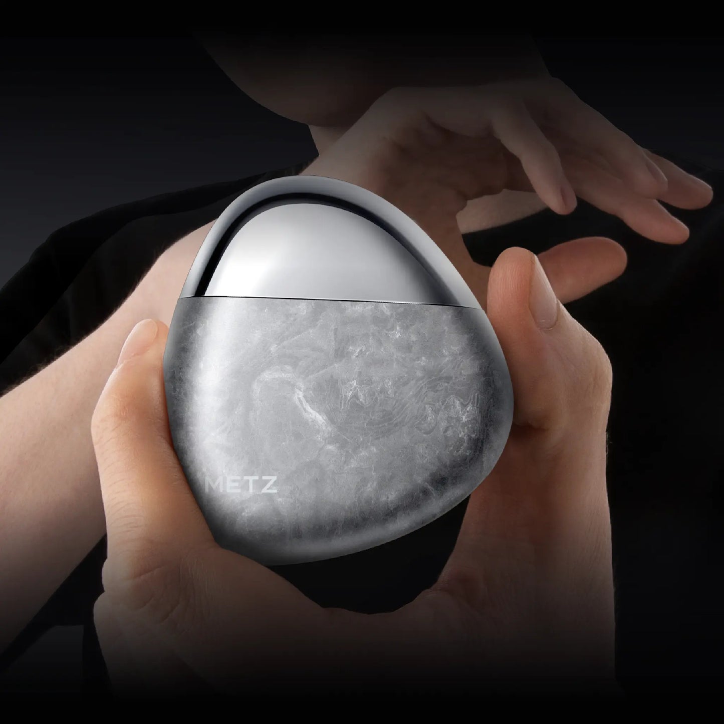 Metz FirmStone Electric Shaver Rock Gray Front