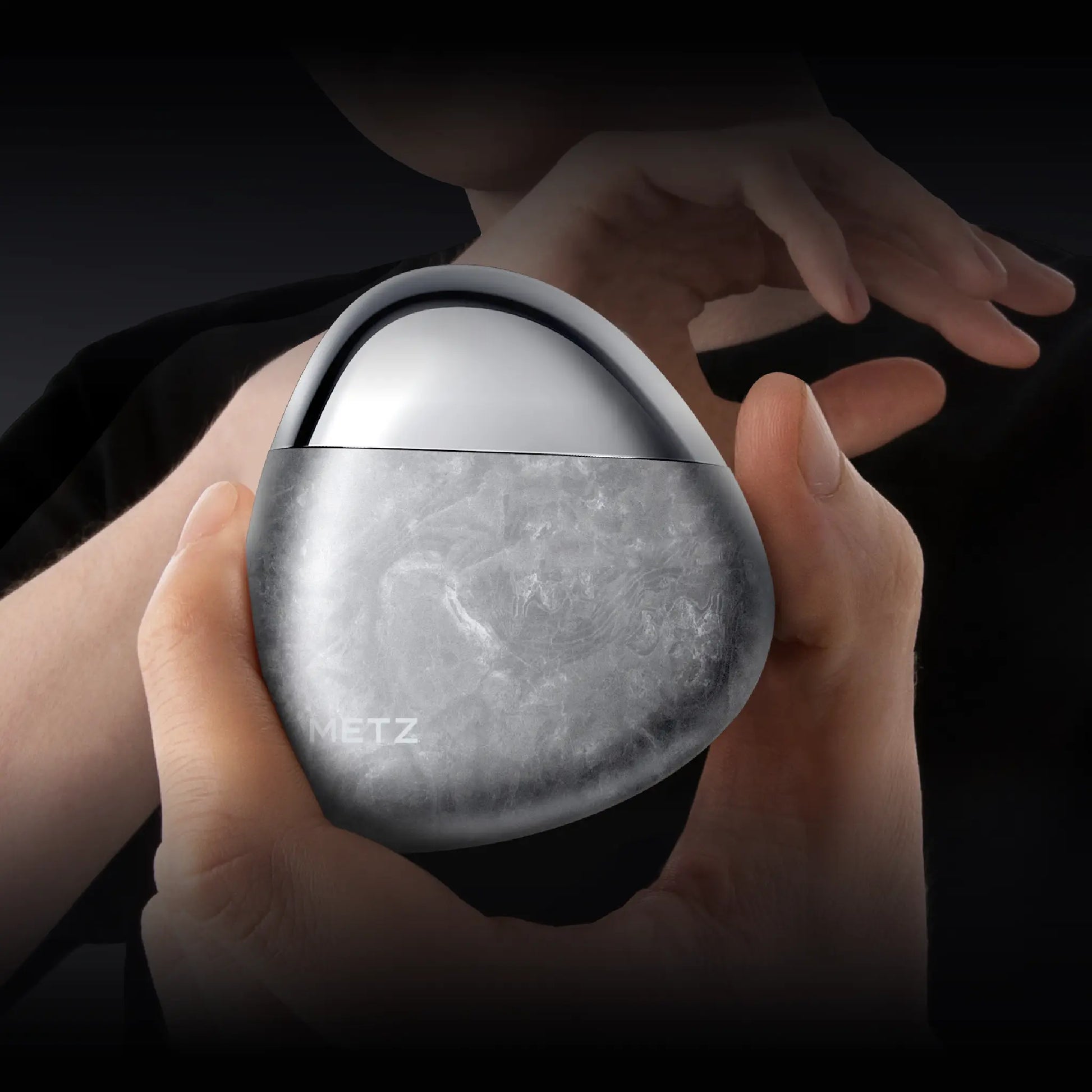 Metz FirmStone Electric Shaver Rock Gray Front