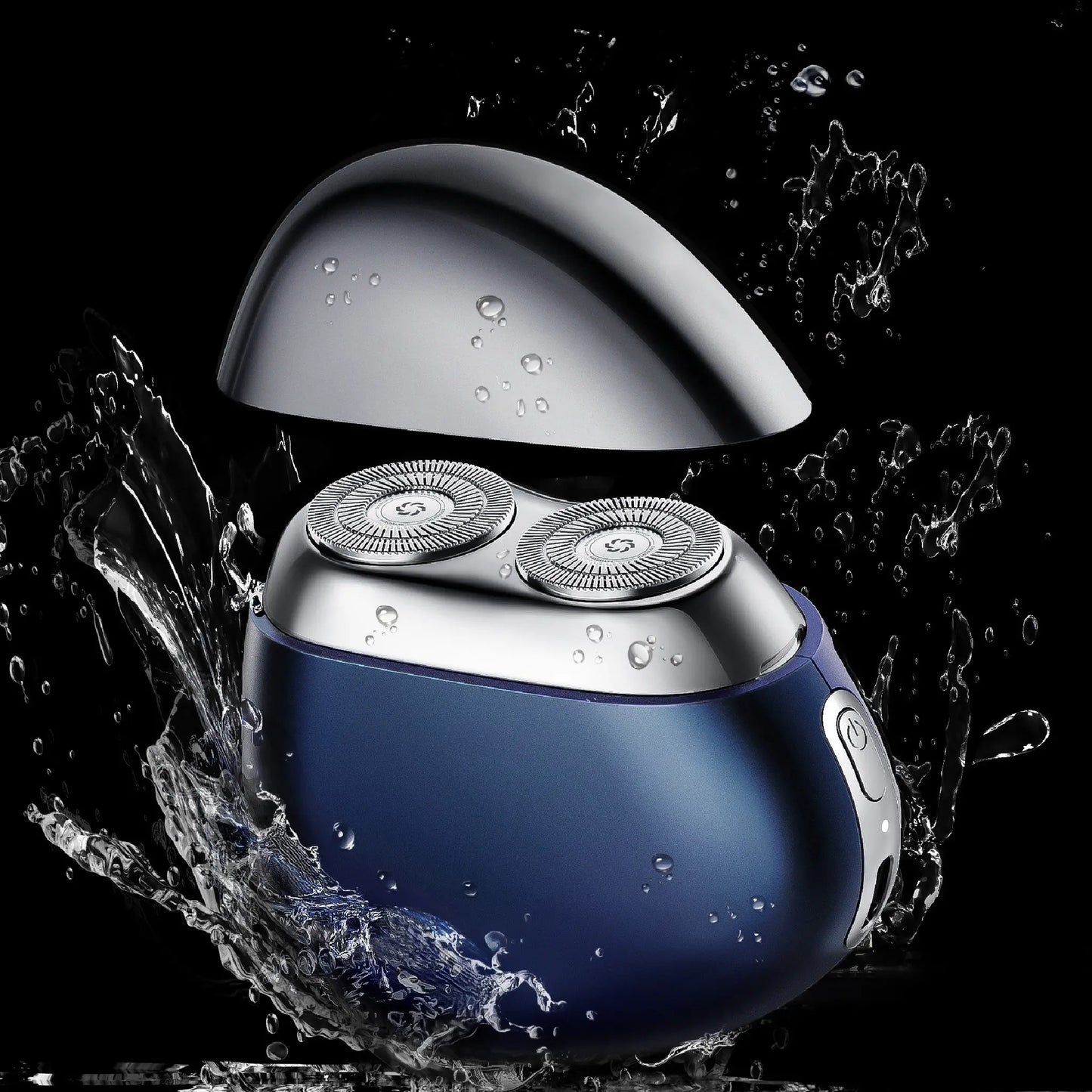 Metz FirmStone Electric Shaver WaterProof Navy Blue