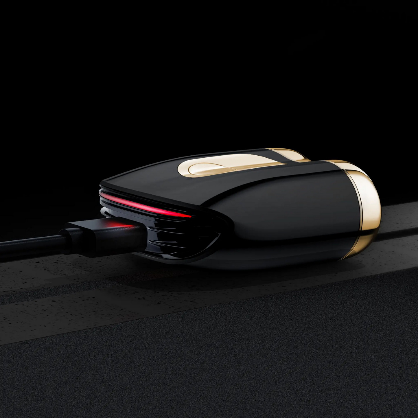 Metz SuperCar Electric Shaver Charging - Gloden Black