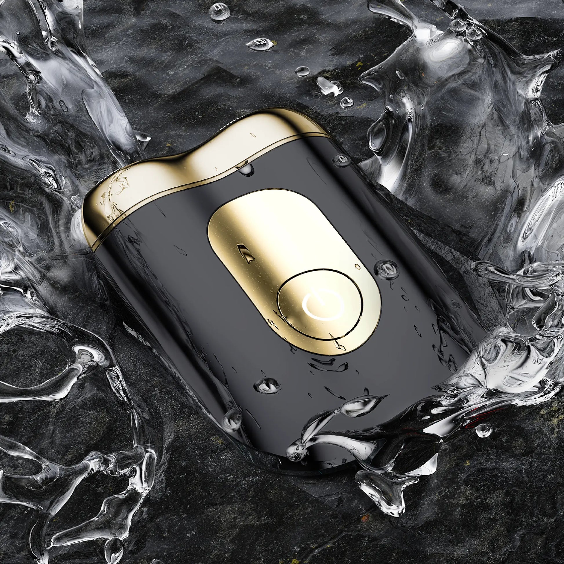 Metz SuperCar Electric Shaver WaterProof - Gloden Black