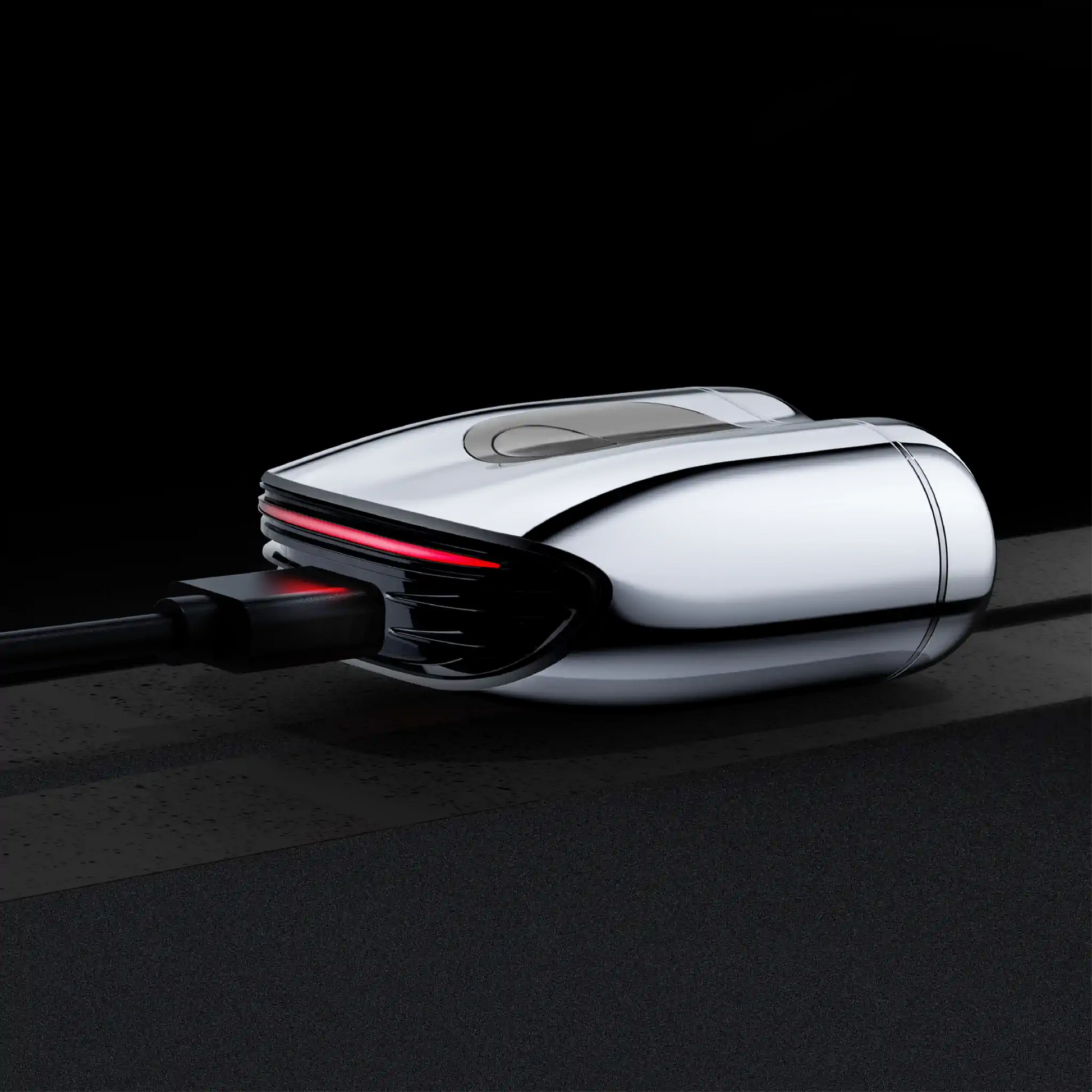 Metz Supercar Electric Shaver Charging - Silver