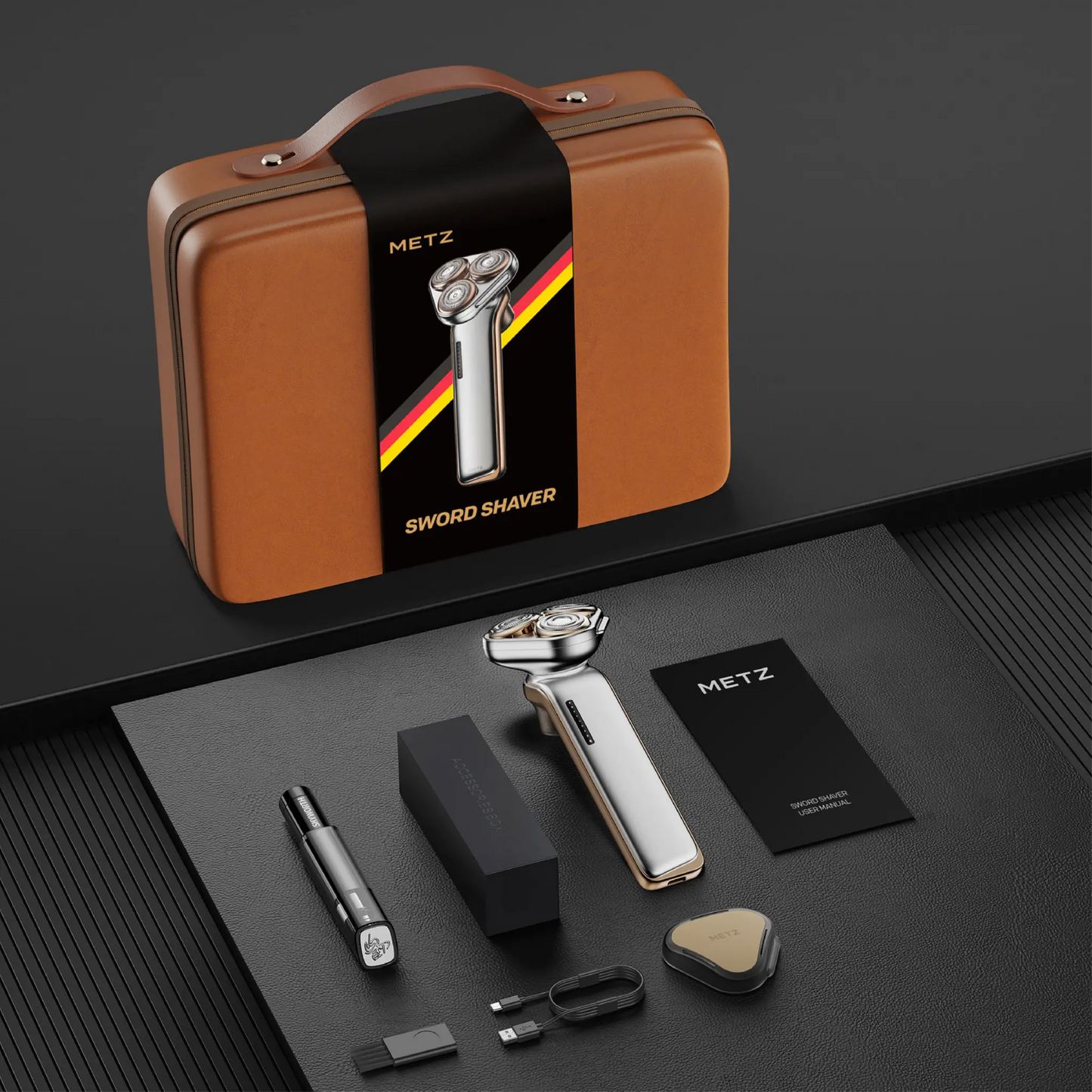 Metz Sword Electric Shaver Packaging