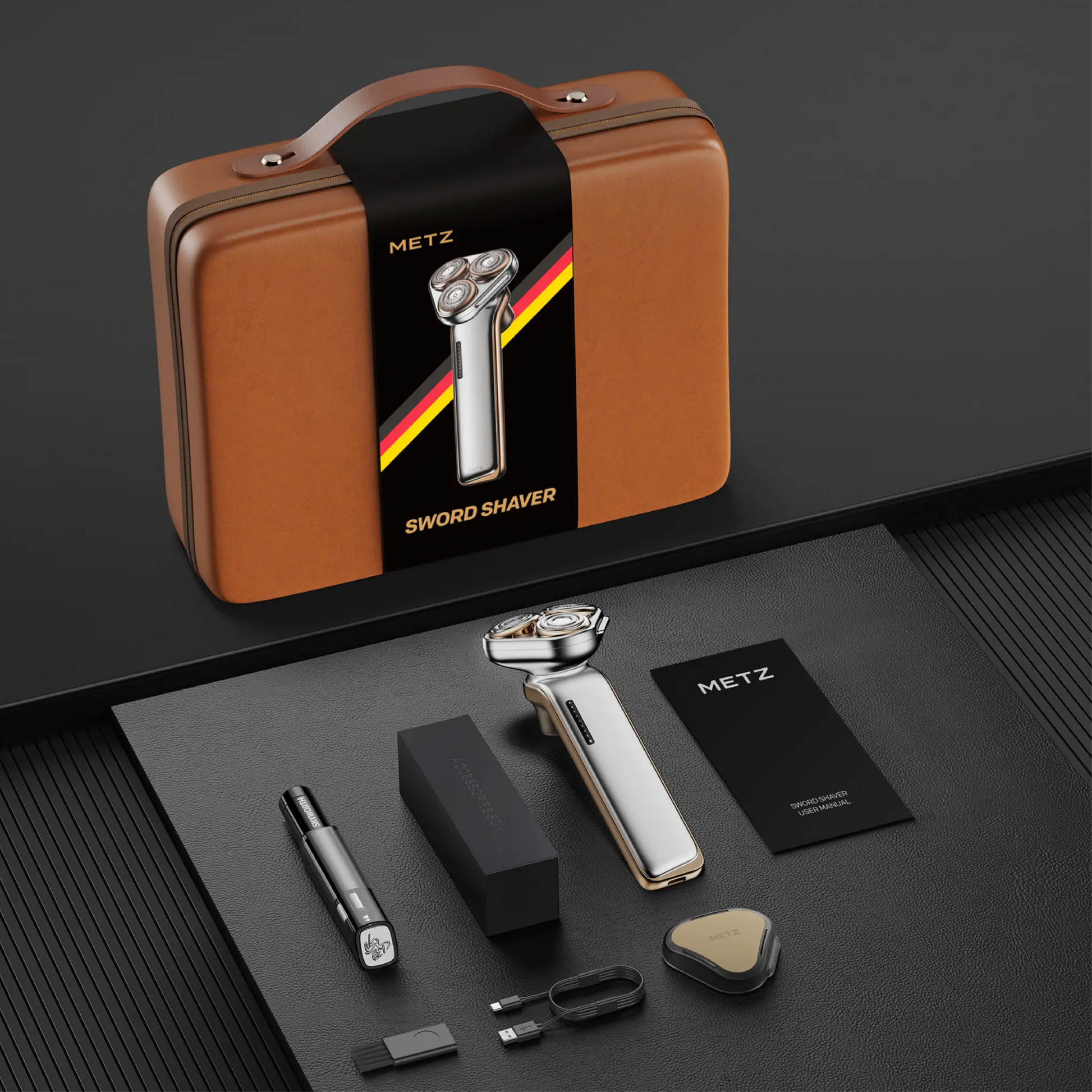 Metz Sword Electric Shaver Packaging