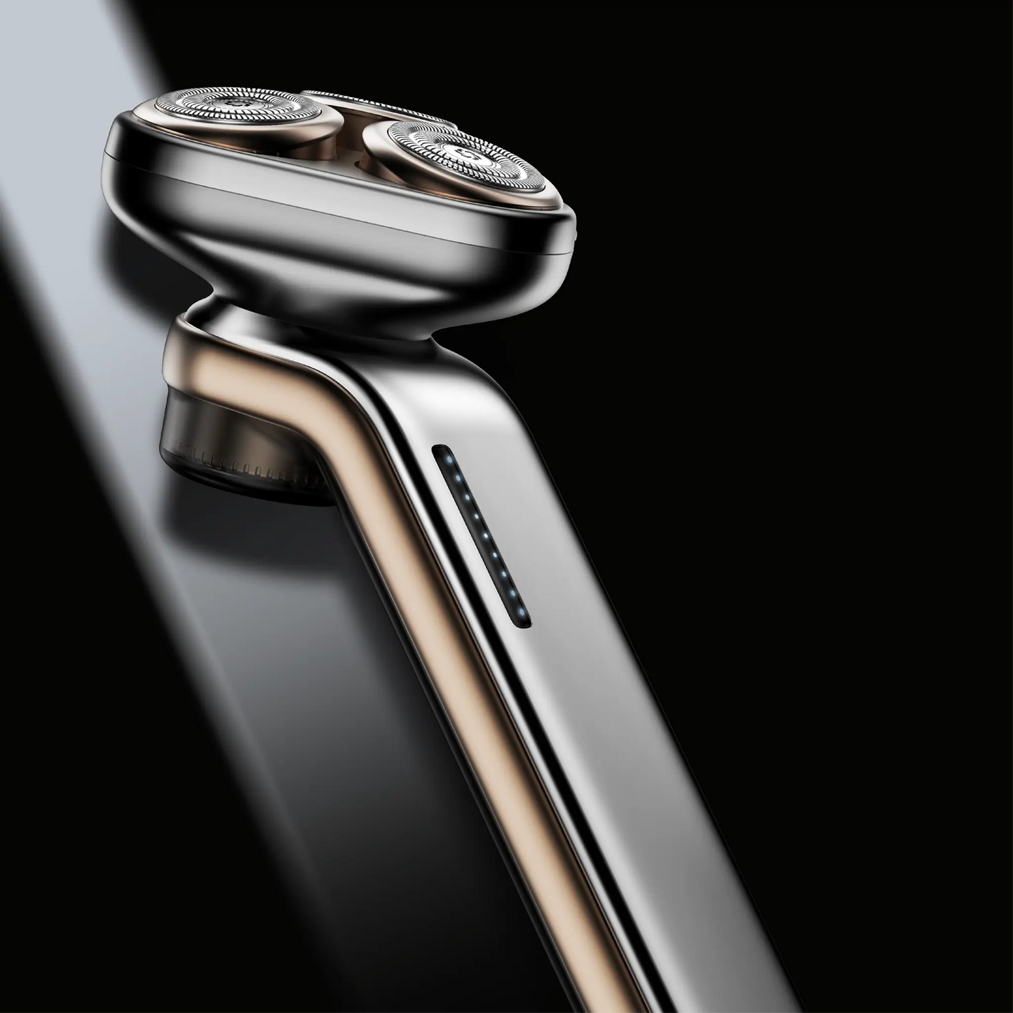 Metz Sword Electric Shaver Titanium Gold Side View