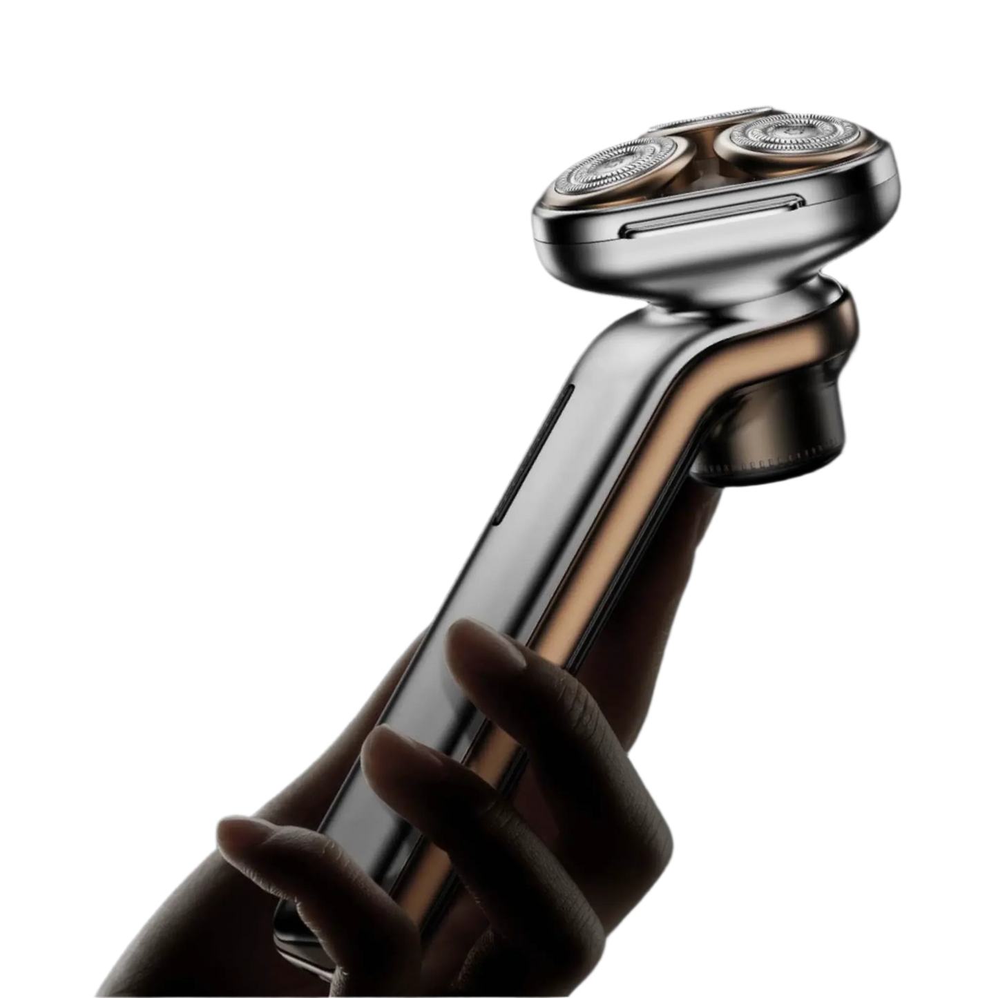 Metz Sword Electric Shaver Titanium Gold in Hand