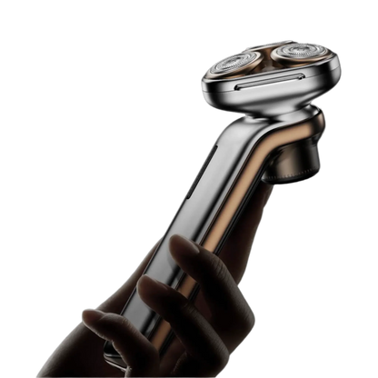 Metz Sword Electric Shaver Titanium Gold in Hand