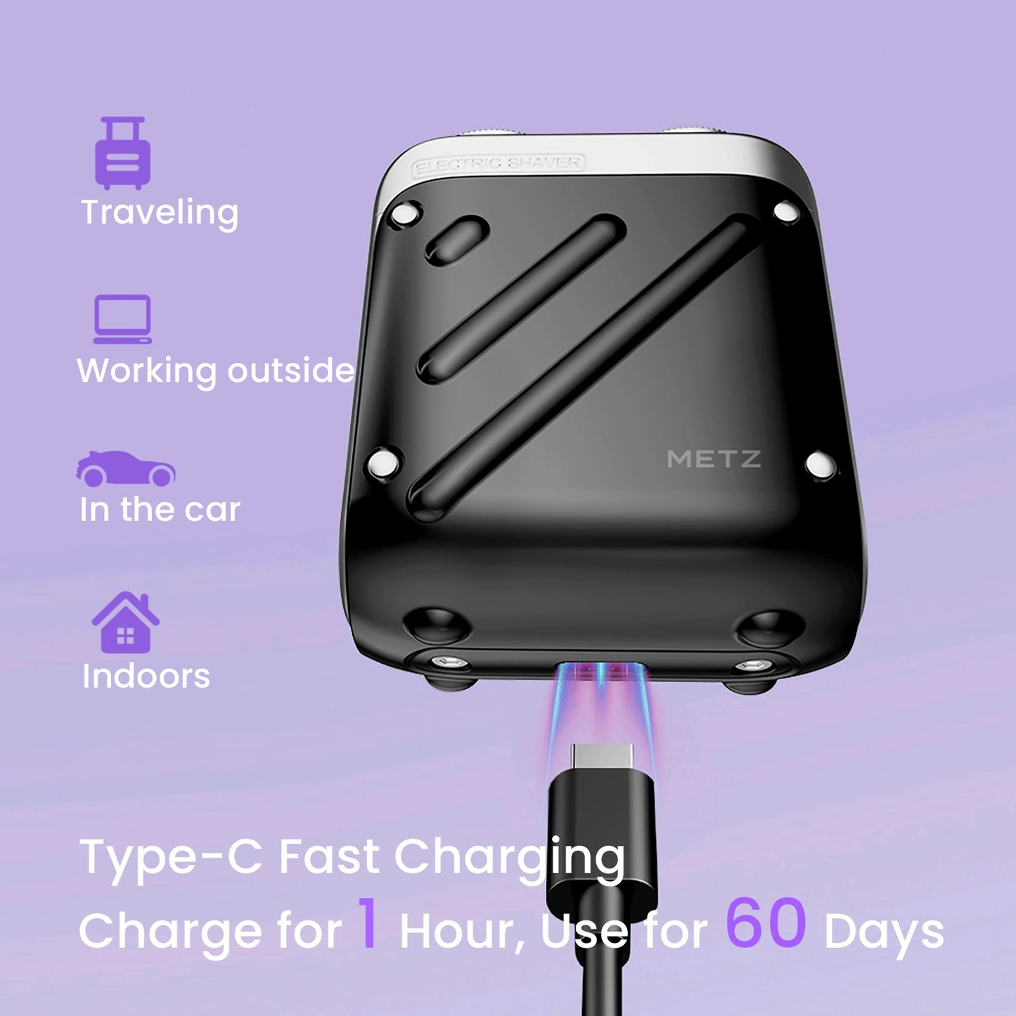 Metz Traveller Electric Shaver - Type C