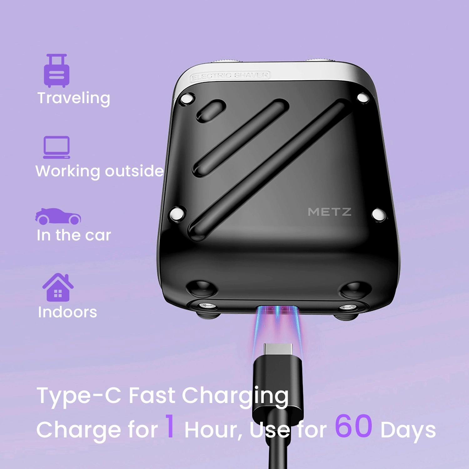 Metz Traveller Electric Shaver - Type C