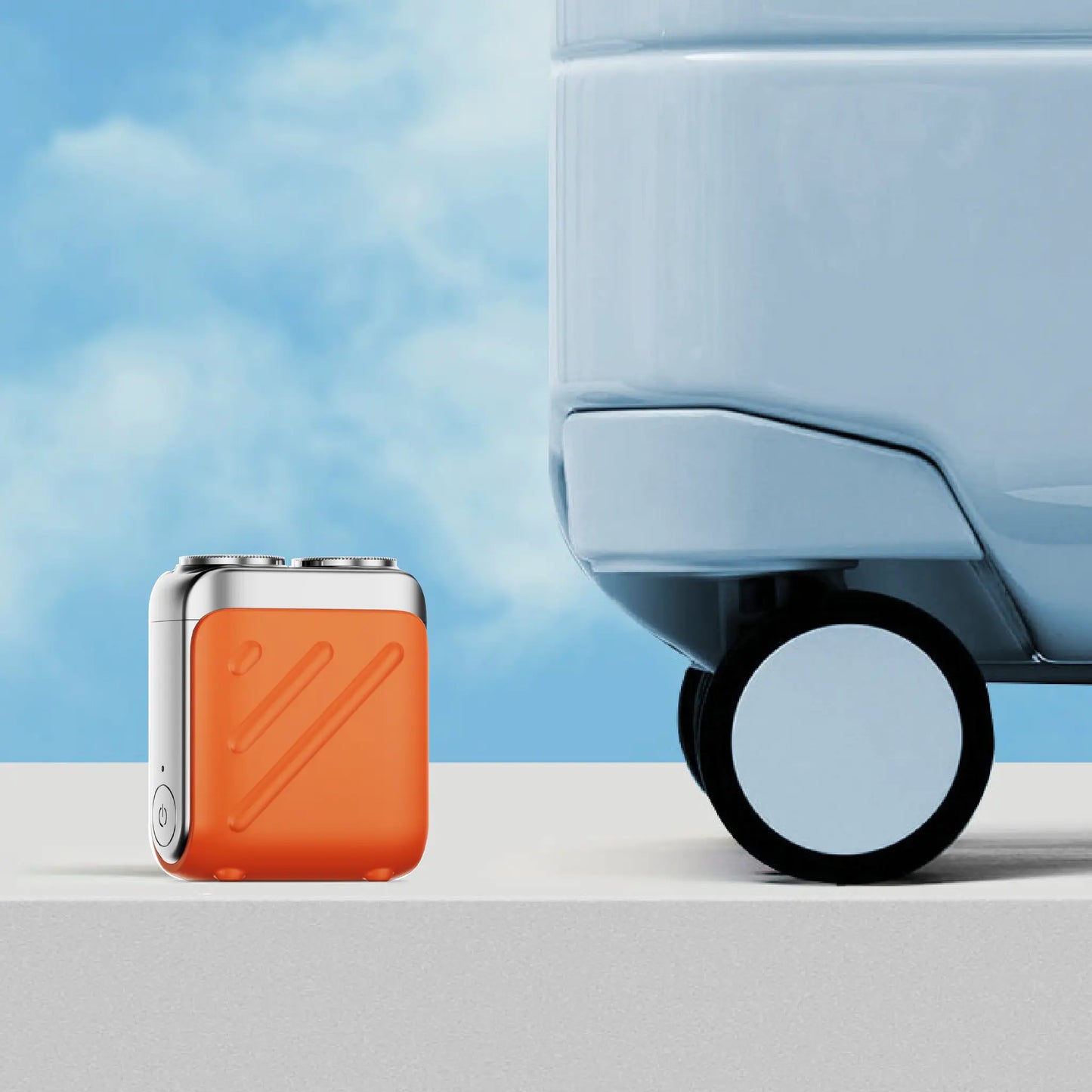 Metz Traveller Electric Shaver Orange Mini Size