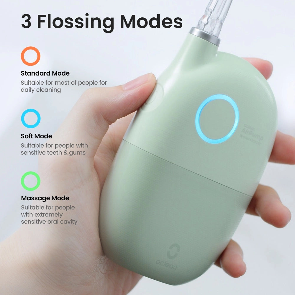 Oclean AirPump A10 Water Flosser - 3 Flossing Modes