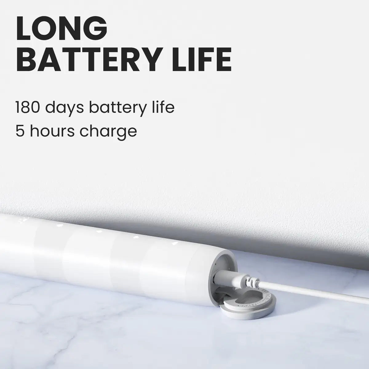 Oclean Flow S Sonic Toothbrush long battery life