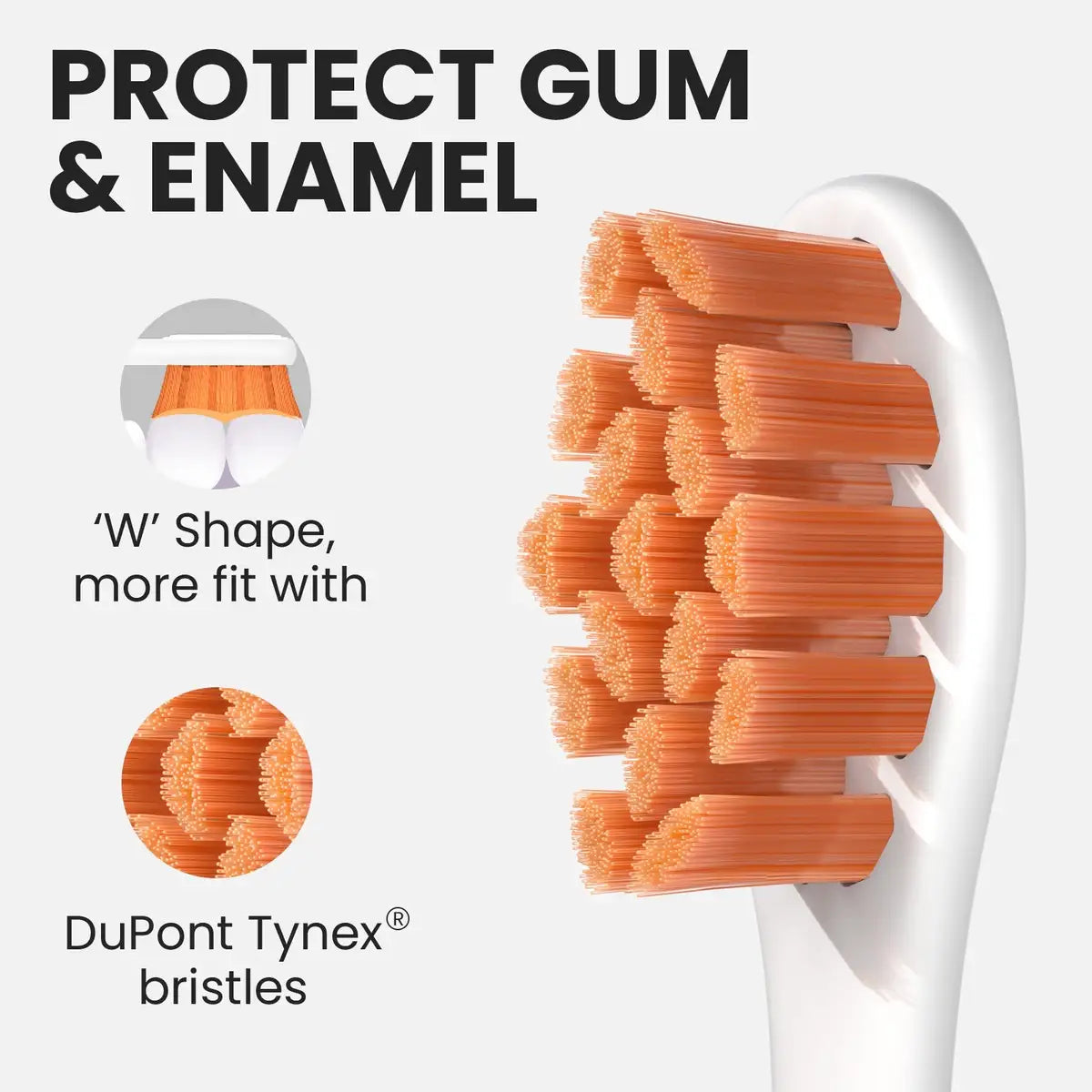 Oclean Flow S Sonic Toothbrush protecting gum and enamel