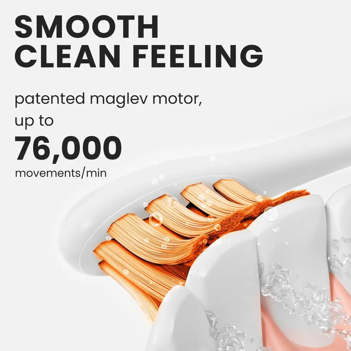 Smooth Clean Feeling Oclean Flow S Sonic Toothbrush