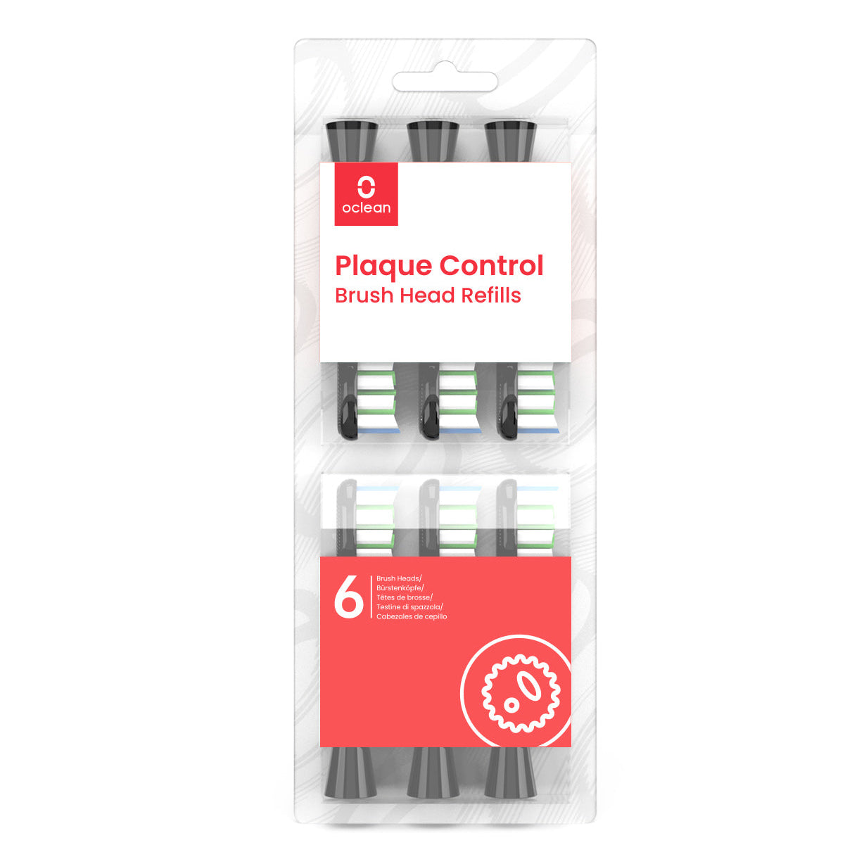 Oclean Toothbrush Heads Refills - Plaque Control