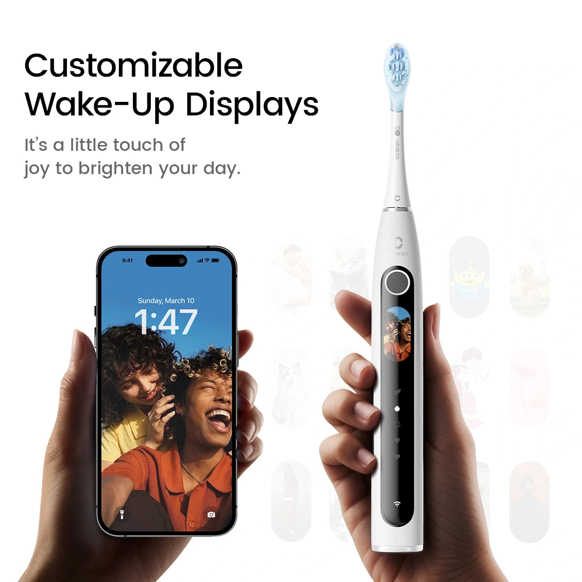 Oclean X Pro 20 S - Displays