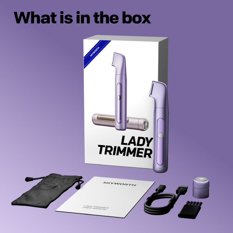 Skyworth Lady Trimmer Purple - What's in the Box