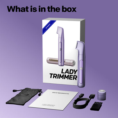 Skyworth Lady Trimmer Purple - What's in the Box